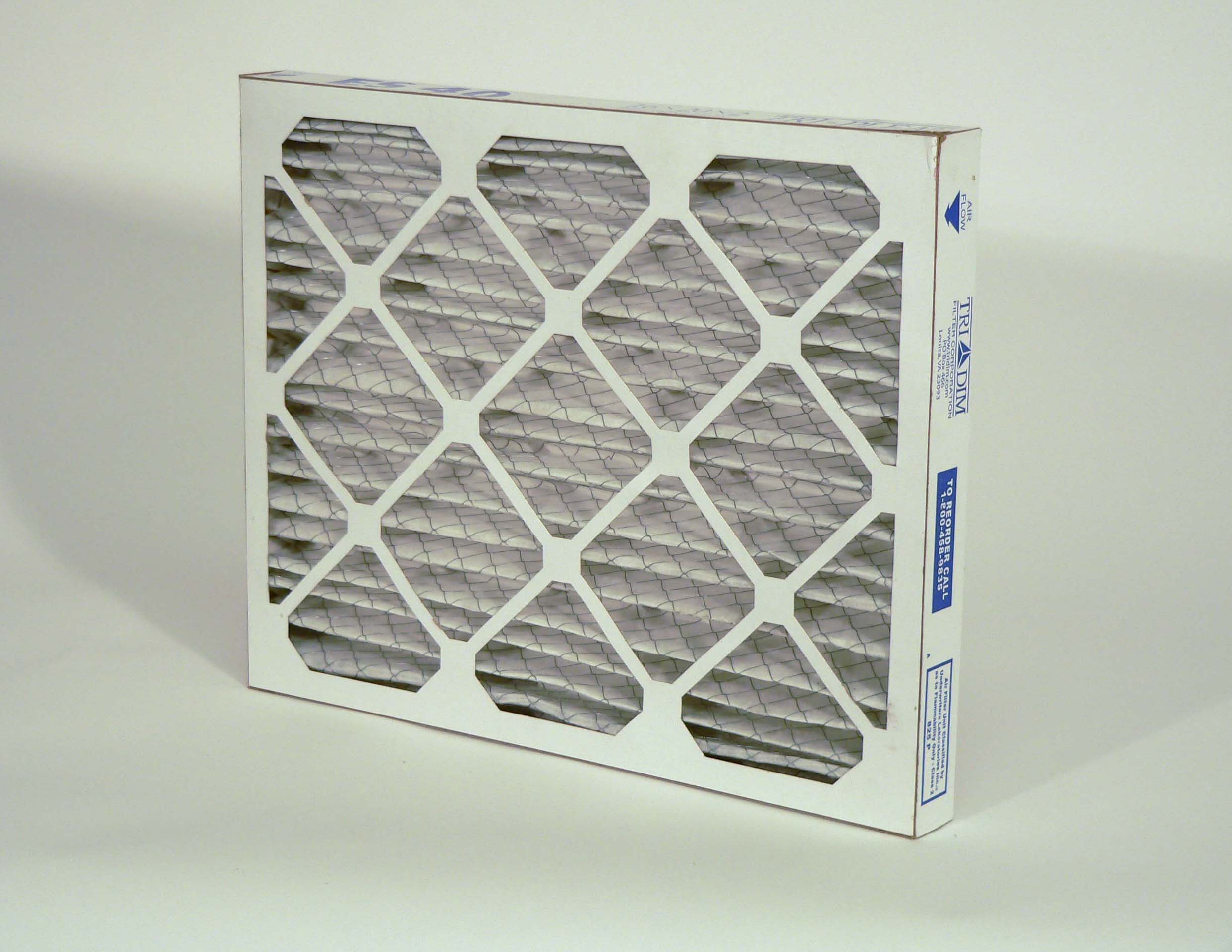 Pleated Air Pre-Filter - 12"x24"x2" CLC-0450400 PL12x24 - Click Image to Close